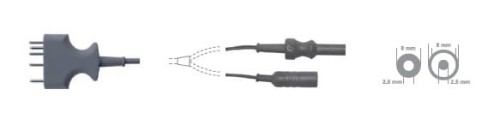 SDS Kabel bipolarny do resektoskopu TONTARRA, WOLF, dł. 4,5, wtyk SDS.jpg