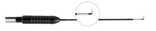 Elektroda igłowa, zagięta 90°, 4 mm x 0,6 mm, do cięcia