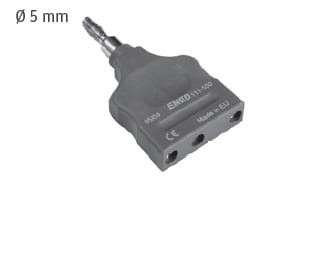 Adapter monopolarny łączący akcesoria monopolarne (wtyk 3- bolcowy), z aparatami ERBE ACC/ICC