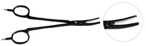 ThermoStapler® kleszczyki do bipolarnego zamykania naczyń, zagięte, gładkie długość 18 cm