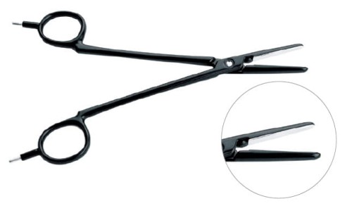 ThermoStapler® kleszczyki do bipolarnego zamykania naczyń, proste, gładkie długość 23 cm