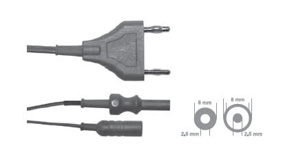 Kabel bipolarny do rektoskopu WOLF do aparatów EMED, długość 4,5 m